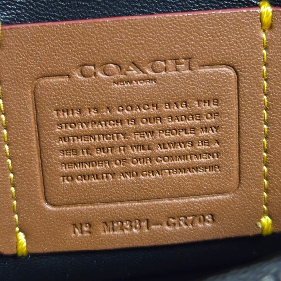 Coach Pillow Tabby Shoulder Bag 20 Black Nappa Leather with Silver Hardware - Picture 8 of 13